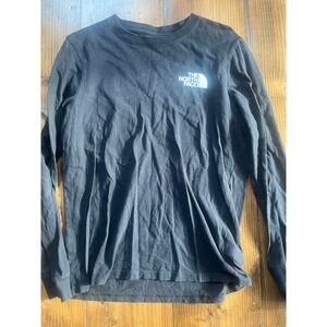 The‎ North Face Mens Black Long Sleeve Graphic T-Shirt Never Stop Exploring M